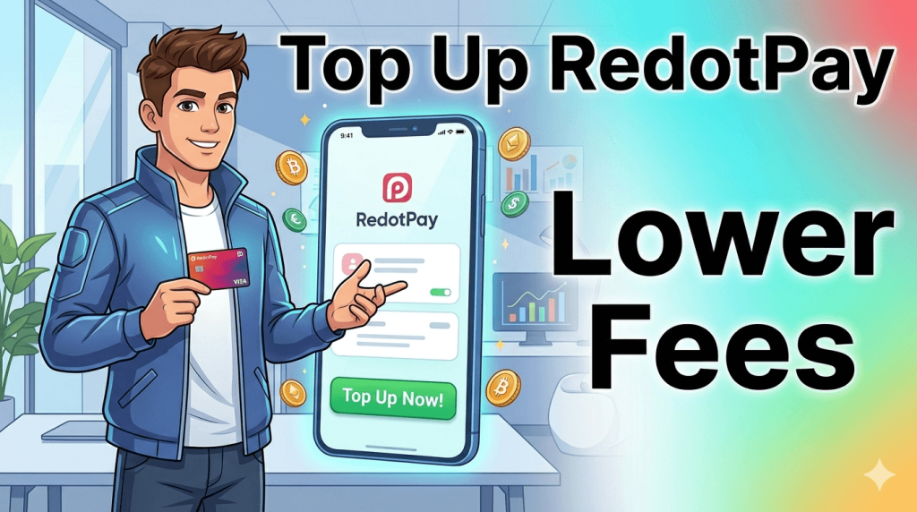 How to Top Up RedotPay: USDT, BTC, ETH Fees Compared