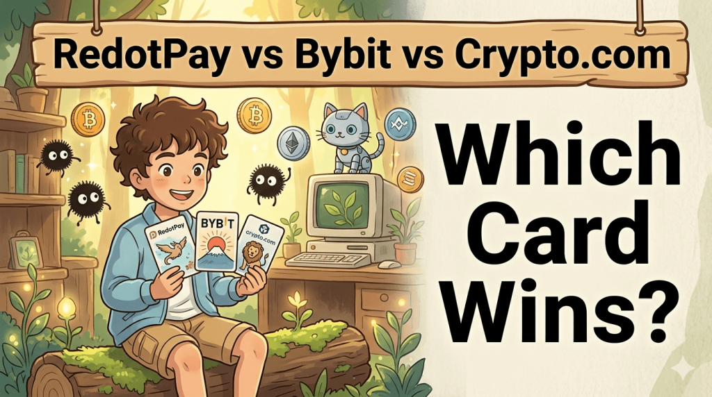 RedotPay vs Bybit vs Crypto.com: Which Card Wins in 2026?